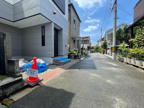 前面道路（7/21撮影）
